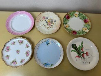 Vintage Mixed Lot Of Porcelain Plates *Local Pick-Up Only*