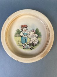 Antique Ceramic Childs Plate.