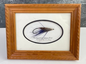 Framed Spey Style Pattern Fly Fishing Hook By David C Burns SIGNED  *Local Pickup Only*