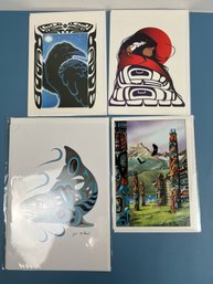 Lot Of Native American Artist Cards.