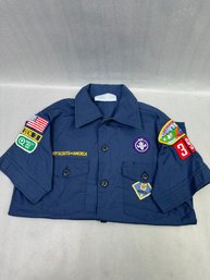 Official Boy Scout SS Shirt With Patches