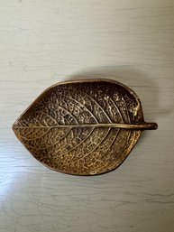 Vintage Brass Leaf Dish *Local Pick-Up Only*