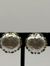 Miriam Haskell Clip On Earrings