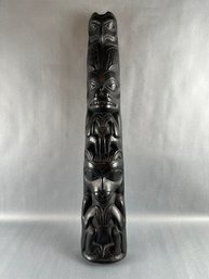 Haida Indian Totem Pole: Eagle, Beaver & Bear - Canadian Northwest Coast, Thorn Arts