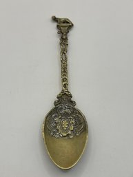 Gold Tone Decorative Spoon