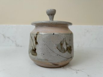 Studio Pottery Condiment Lidded Pot