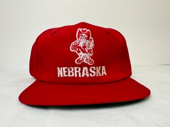 Vintage Nebraska Cornhuskers Snapback Red