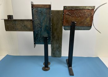 Iron And Steel Sculpture.  Local Pick Only