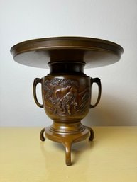 Antique Usupata 1800s Bronze Floral Vase *Local Pick-Up Only*