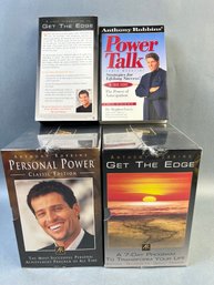 Lot Of Anthony Robbins VHS Self Help Tapes.