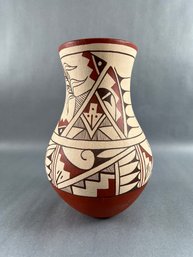 Pueblo Pottery Vase - Signed, Jemez Mountains - New Mexico