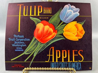 Vintage Original Fruit Crate Label.