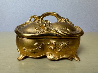 Vintage Gold Ornate Vanity Container *Local Pick-Up Only*