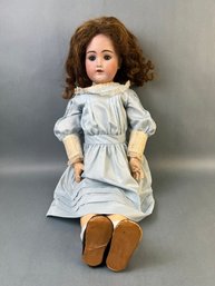 Antique Porcelain Head German Made Doll 101.