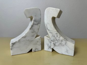 MCM Marble Made In Italy Book Ends *Local Pick-Up Only*