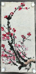 Asian Spring Blossom Watercolor On Rice Paper *LOCAL PICKUP ONLY*