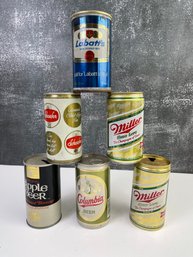 Lot Of 6 Old Beer Cans Miller High Life EMPTY  *Local Pickup Only*