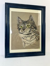 Framed Cat Print