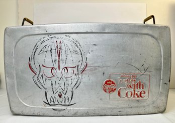 Vintage Coke Cooler With Custom Pinstripes