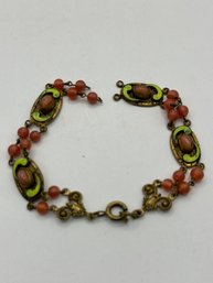 Metal And Bead Bracelet - Has To Be Rehooked