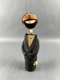 Frank Meisler Wooden Male Figurine - Israel