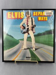 Elvis Presley Separate Ways Album Framed.