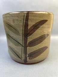 Art Pottery Planter Signed By B Walsh.