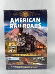 The Complete Story Of American Railroads DVDs.