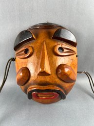 Hand Carved Wood Mask