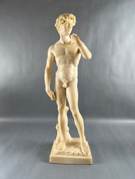 Vintage Resin Statue Of Michelangelos David - Italy