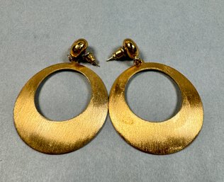 Large Hoop Pierced Earrings
