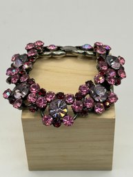 Bejeweled Pink Tones Bracelet