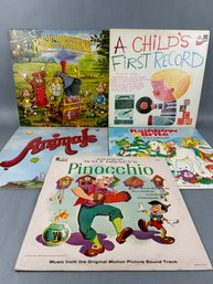 Lot Of Vintage Children's Records