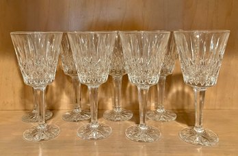 Set Of 8 Crystal Water Glasses