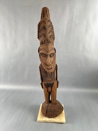 Wood Carved Figure - New Guinea