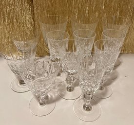 Group Of 12 Crystal Stemware