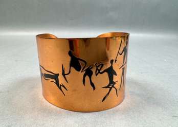 Copper Cuff Metal Bracelet