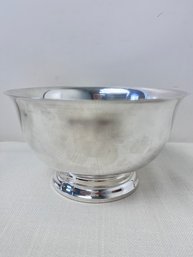 Sterling Silver Gorham Reproduction Of P. Revere Serving Bowl.