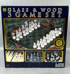 Cardinal Glass And Wood 3 Game Set *local Pick Up Only*
