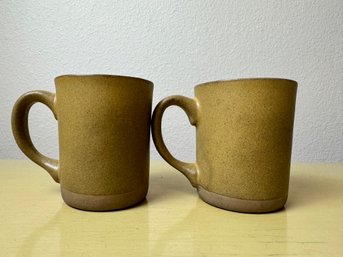 Pair Of Vintage MCM Ceramic Coffee Mugs *Local Pick-Up Only*