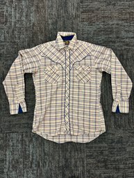 Vintage Kenny Rogers By Karma Western Pearl Snap Shirt L
