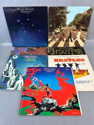 Lot Of Rock Vinyl Records Beatles Doors Santana