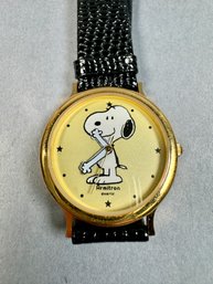 Amitron Quartz Snoopy Watch