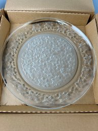 Princess House Fantasia Clear Frosted Dinner Plate *local Pick Up Only*