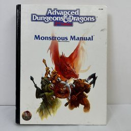 Advanced Dungeons & Dragons 2nd Edition Monstrous Manual