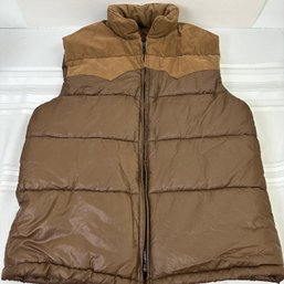 Vintage Western Style Puffer Vest