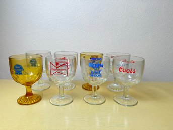 Lot Of Vintage Beer Glasses *Local Pick-Up Only*