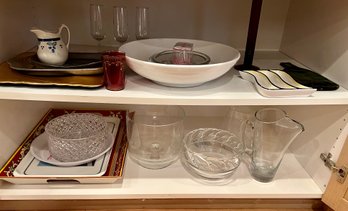 Lot Of Kitchen Serving Items