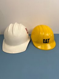 Cat And The Milwaukee Road Adjustable Hard Hats. Local Pick Only