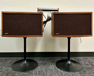 Vintage Bose 901 Series IV With Stands And Equalizer